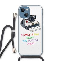 Smile: iPhone 13 Transparant Hoesje met koord