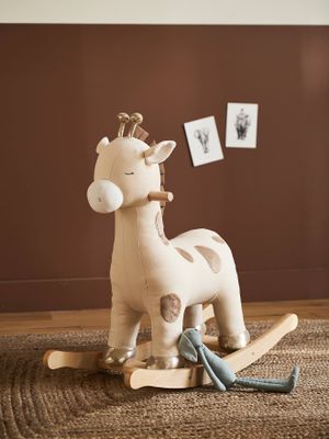 Schommelgiraf meerkleurig