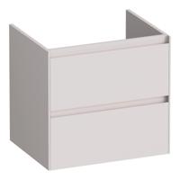 Brauer Inspire - Onderkast 60 cm - met 2 Softclose Lades Greeploos en 1 Sifon Uitsparing - Mat Zand