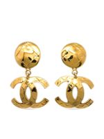 CHANEL Pre-Owned boucles d'oreilles en plaqué or (1994)