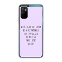 Zelfvertrouwen: Xiaomi Poco M3 Pro 5G Transparant Hoesje