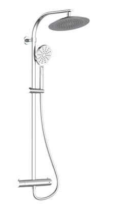 Schutte MADURA FRESH hoofddouche set met thermostatische mengkraan | chroom
 - 60046 60046