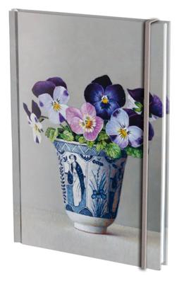 Adresboek A5: Viooltjes in ''lange lijs'', Ingrid Smuling Adresboek A5: Viooltjes in ''lange lijs'', Ingrid Smuling