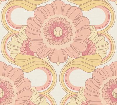 AS Creation Retro Chic - Geel - Retro - 395305