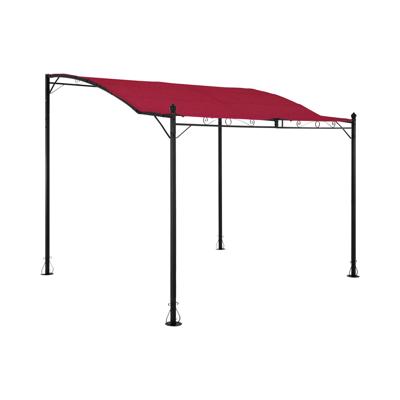 Tuinpaviljoen - 2,6 x 3 m - Wijnrood