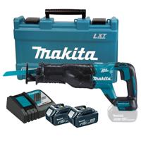 Makita djr187rte 18v accu reciprozaag koolborstelloos | 5,0 ah accu (2 st), snellader, koffer