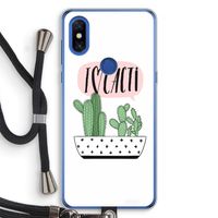 I love cacti: Xiaomi Mi Mix 3 Transparant Hoesje met koord