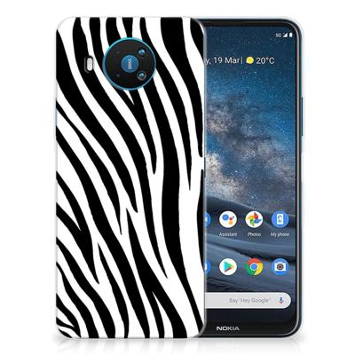 Nokia 8.3 | TPU Hoesje | Zebra