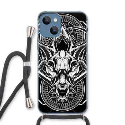 Oh Deer: iPhone 13 Transparant Hoesje met koord