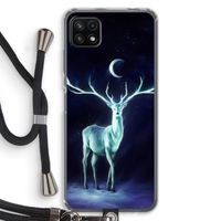 Nightbringer: Samsung Galaxy A22 5G Transparant Hoesje met koord