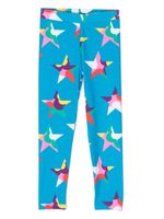 Stella McCartney Kids legging à étoiles imprimées - Bleu - thumbnail