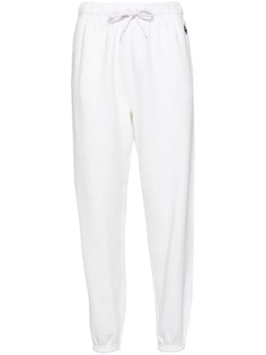 Polo Ralph Lauren pantalon de jogging à logo brodé - Blanc