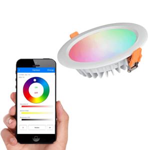 Milight RGBWW led inbouw downlight met wifi module 15 watt