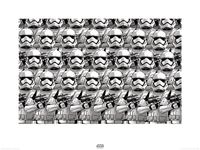 Star Wars Stormtrooper Pencil Art Print 60x80cm - thumbnail