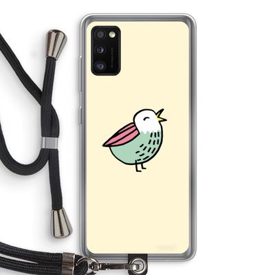 Birdy: Samsung Galaxy A41 Transparant Hoesje met koord