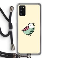 Birdy: Samsung Galaxy A41 Transparant Hoesje met koord