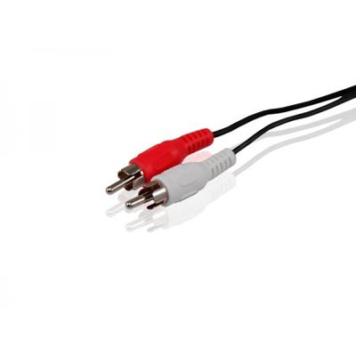 Conceptronic clcinch5 rca audio cable, 2x rca -> 2x rca, m/m, 5m, black
