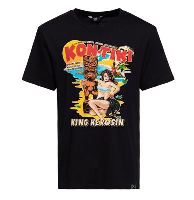 King Kerosin Kon-Tiki T-Shirt Black-XXXXL