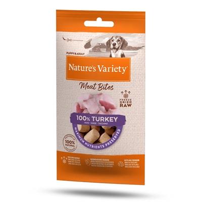 Natures Variety freeze dried meat bites turkey