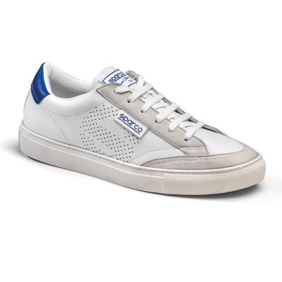 Casual Herensneakers Sparco S-Time Blauw Wit - Maat: 44