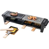 ARG200BW Raclette met natuurgrillsteen en grillplaat Gourmetstel - thumbnail