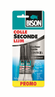 Bison Secondelijm Vloeibaar Control | 2x 3g Promo Blister - 6311544