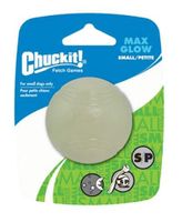 Chuckit max glow bal glow in the dark (SMALL 5X5X5 CM) - thumbnail