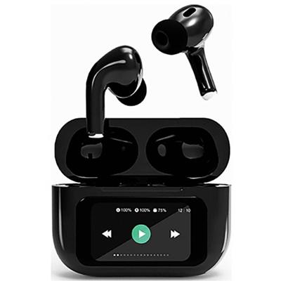 Gembird TWS-LCD-ANC-01-BK In Ear oordopjes Bluetooth Stereo Zwart HiFi
