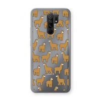 Alpacas: Xiaomi Redmi 9 Transparant Hoesje