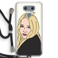 Mary Kate: LG G6 Transparant Hoesje met koord