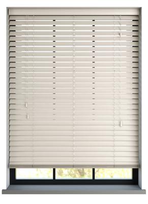 Sunwood PVC jaloezie met koord - Roomwit