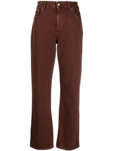 Stella McCartney jean à coupe droite - Marron