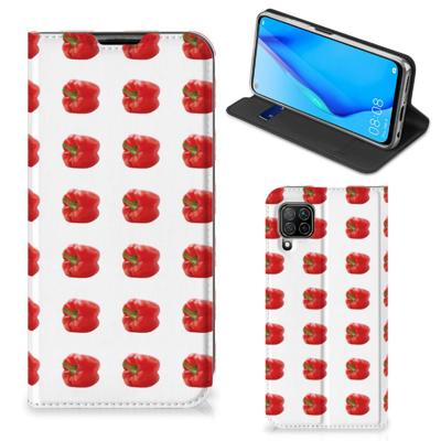 Huawei P40 Lite | Flip Style Cover | Paprika Red