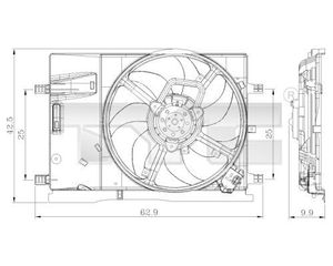 Koelventilator 8090018