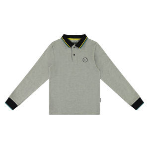 Vinrose Jongens polo shirt - Grijs melange