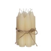 Diner kaarsen set 7 stuks H. 11 cm creme - Hortus