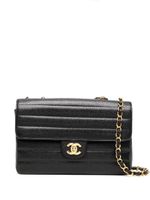 CHANEL Pre-Owned sac porté épaule Classic Flap médium (1995) - Noir