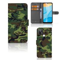 OPPO A15 | Telefoon Hoesje | Army Dark