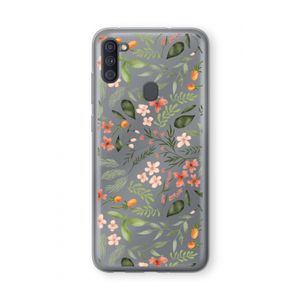 Sweet little flowers: Samsung Galaxy A11 Transparant Hoesje