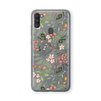 Sweet little flowers: Samsung Galaxy A11 Transparant Hoesje
