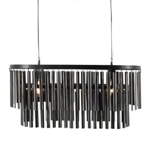 Hanglamp Perla zwart 90x40cm