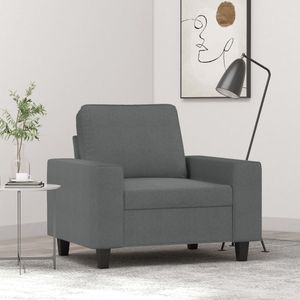 Fauteuil 60 cm stof donkergrijs