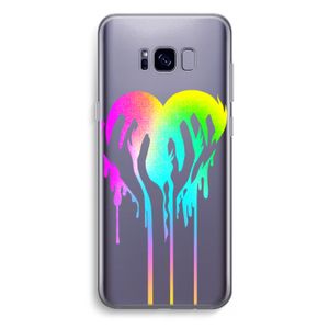 Hold My Heart: Samsung Galaxy S8 Plus Transparant Hoesje