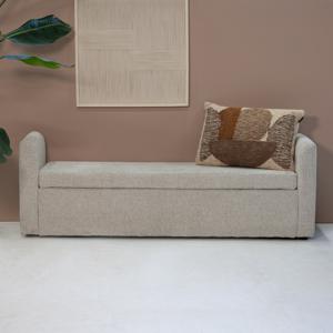 Opbergbank Calvin Beige 150cm - Giga Meubel