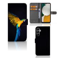 Samsung Galaxy A34 | Telefoonhoesje | Met pasjeshouder | Papegaai