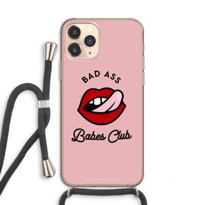 Badass Babes Club: iPhone 11 Pro Transparant Hoesje met koord