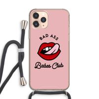 Badass Babes Club: iPhone 11 Pro Transparant Hoesje met koord