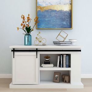 VidaXL Ophangset voor minischuifdeur 152 cm koolstofstaal