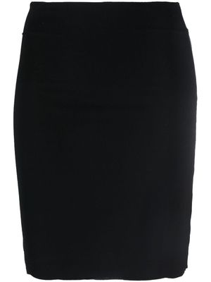 Dolce & Gabbana Pre-Owned minijupe rayée à taille haute (années 2000) - Noir