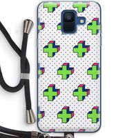 8-bit N°10: Samsung Galaxy A6 (2018) Transparant Hoesje met koord